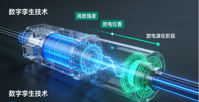 数字孪生加持，电缆局放监测装置可视化呈现放电演化