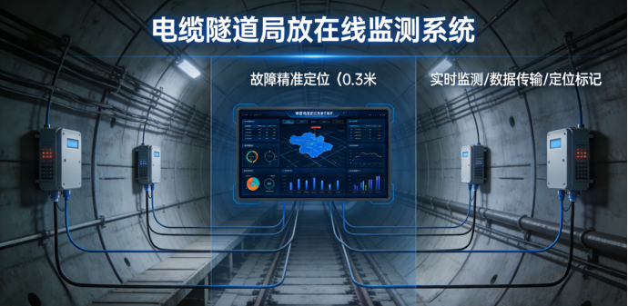 电缆隧道监测，局放在线监测系统实现故障精准定位