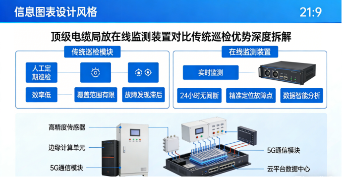 对比传统巡检强在哪？深度拆解一款顶级电缆局放在线监测装置