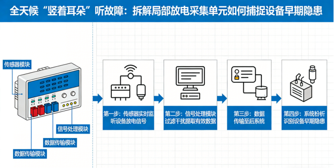 全天候“竖着耳朵”听故障：拆解局部放电采集单元如何捕捉设备早期隐患
