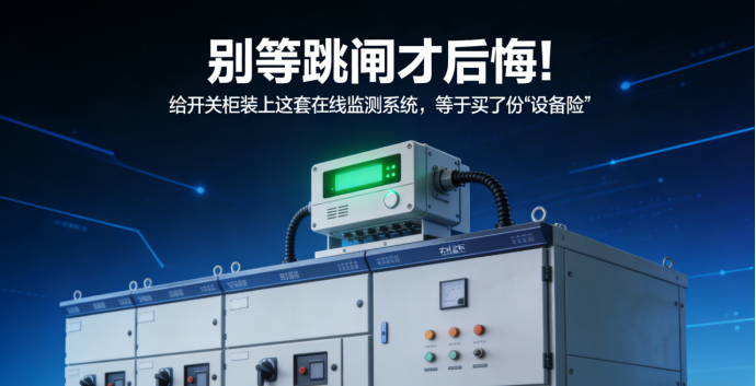 别等跳闸才后悔！给开关柜装上这套在线监测系统，等于买了份“设备险”