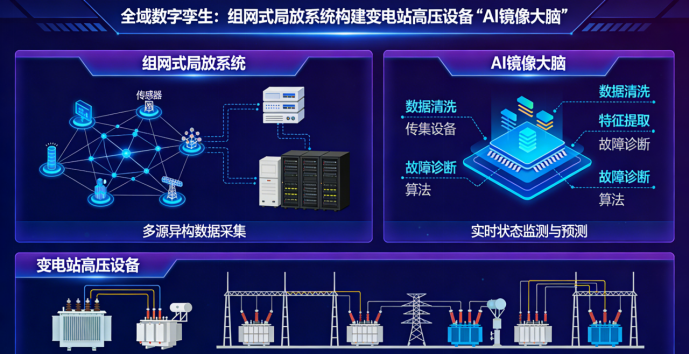 全域数字孪生：组网式局放系统如何构建变电站高压设备的“AI镜像大脑”
