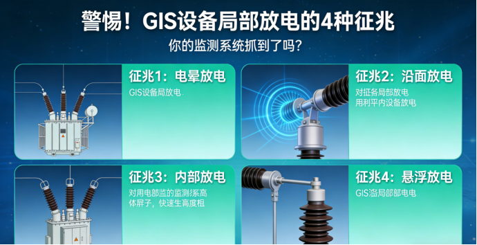 警惕！GIS设备局部放电的4种征兆，你的监测系统抓到了吗？