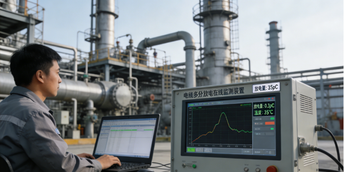 巡检员转行做数据分析？只因石化厂装了这套电缆局部放电在线监测装置