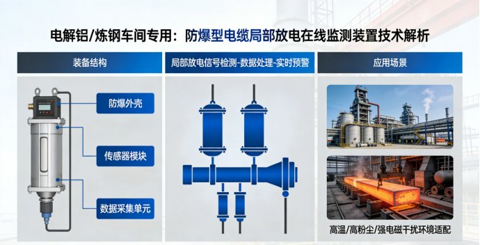 电解铝/炼钢车间专用：防爆型电缆局部放电在线监测装置技术解析