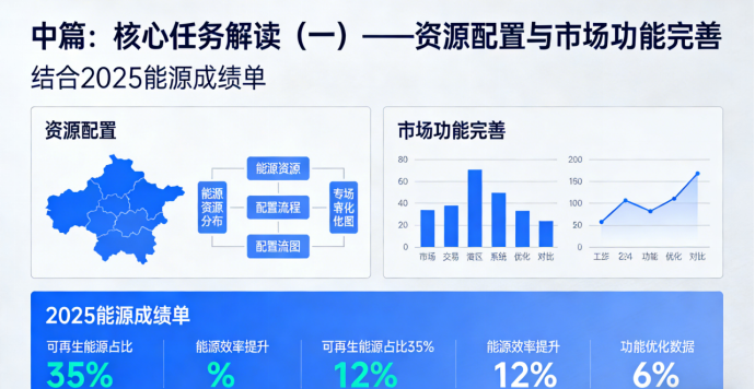 【中篇】：核心任务解读（一）——资源配置与市场功能完善（结合2025能源成绩单）
