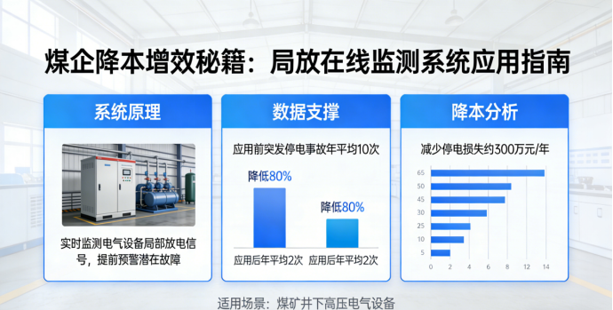煤企降本增效秘籍：如何通过局放在线监测系统将突发停电事故降低80%？