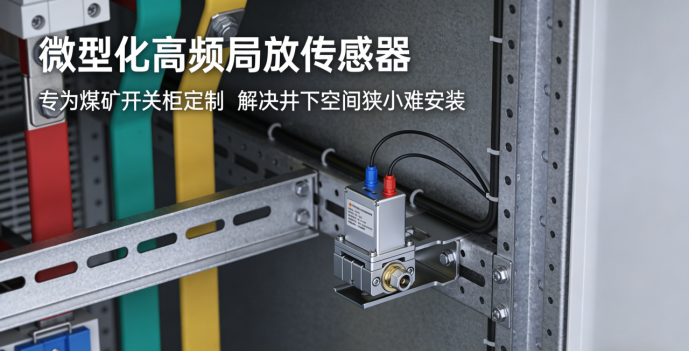 井下空间狭小难安装？这款微型化高频局放传感器专为煤矿开关柜定制