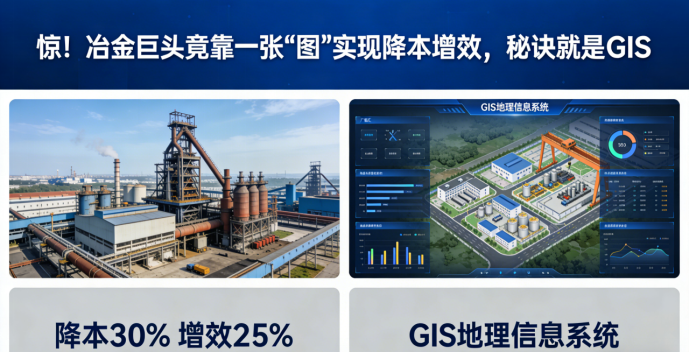 惊！冶金巨头竟靠一张“图”实现降本增效，秘诀就是GIS