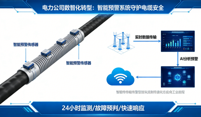 电力公司都在推的“数智化”，从给电缆装上“智能预警”系统开始