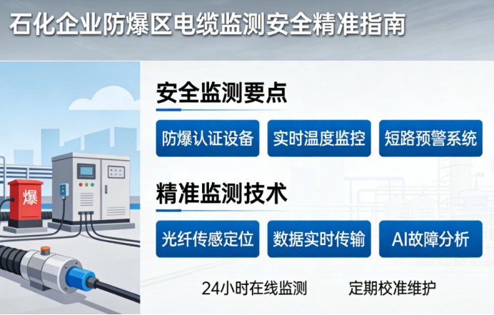石化企业必看！防爆区电缆监测，如何做到既安全又精准？