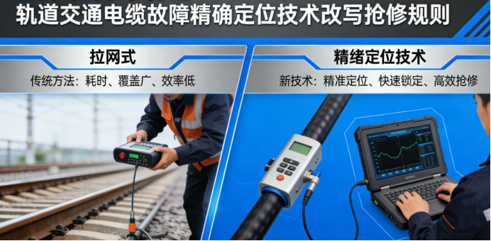 告别“拉网式”排查：轨道交通电缆故障精确定位技术，正在改写抢修规则