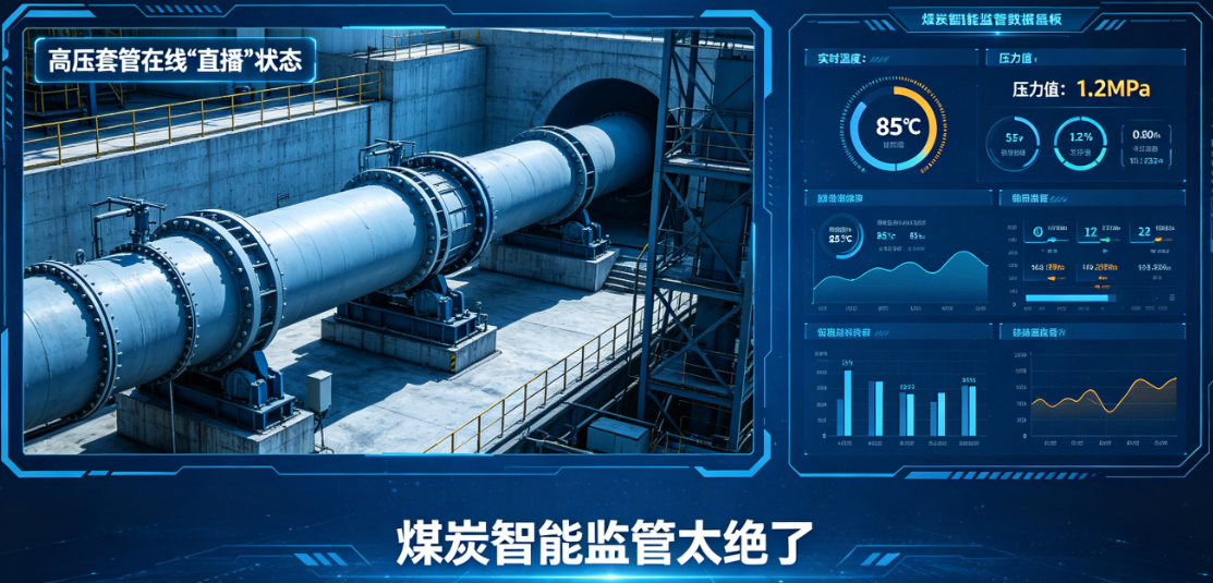高压套管在线“直播”状态？煤炭智能监管太绝了