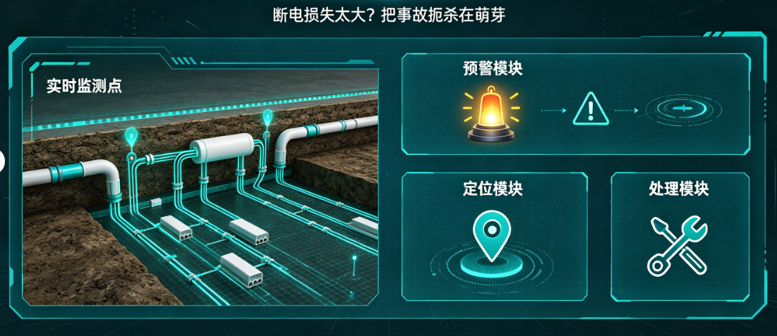 断电损失太大？电缆故障预警定位系统，把事故扼杀在萌芽