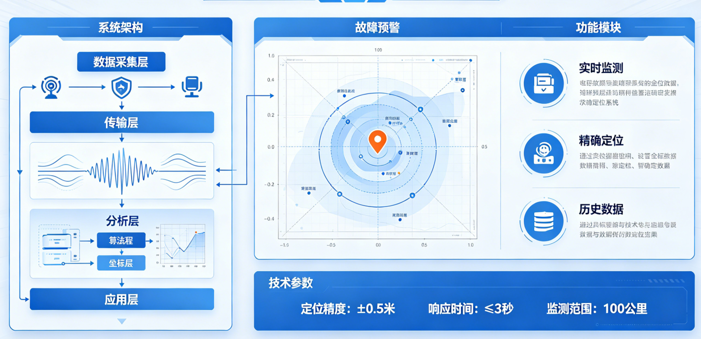 不妨先测性能行业领先的电缆故障预警与精确定位系统