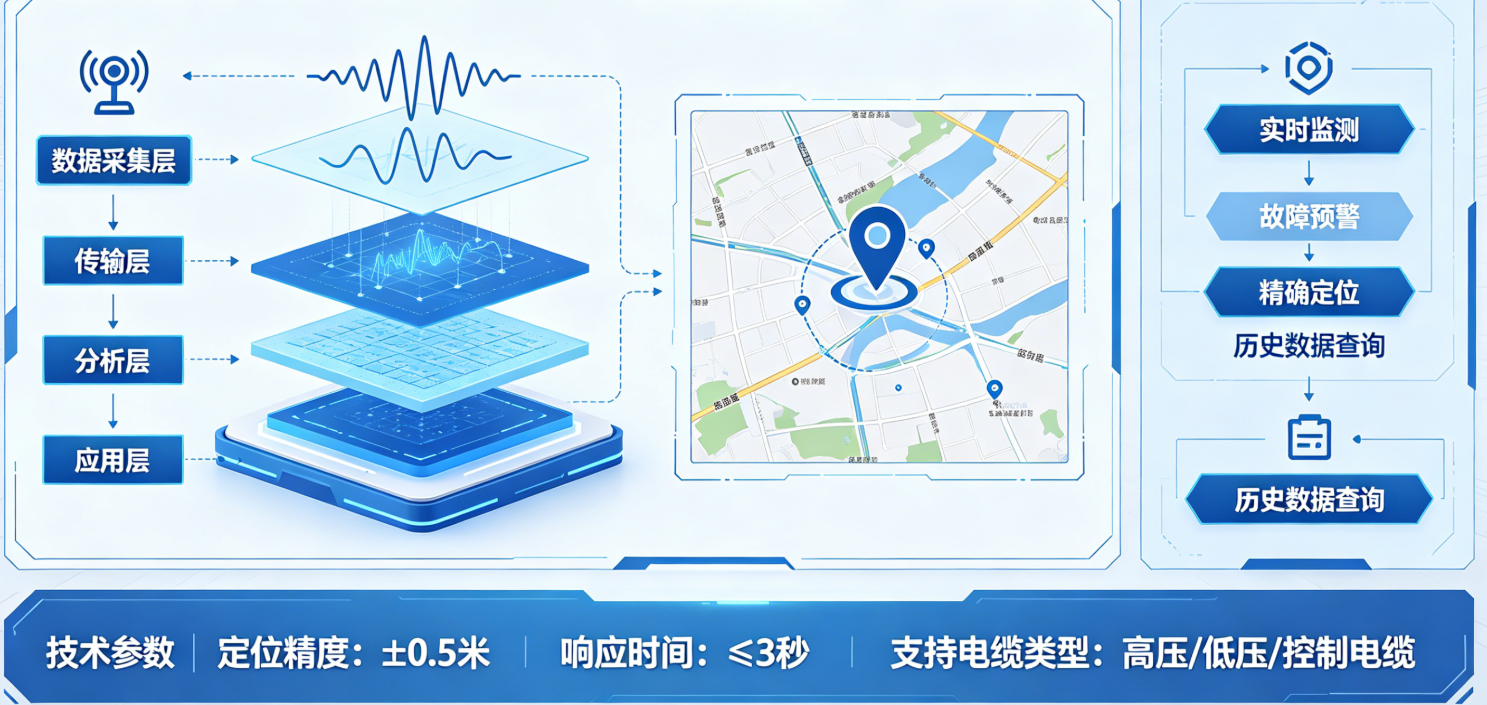 市政电力怕临时检修误事？实时电缆故障预警与精确定位系统可优先了解