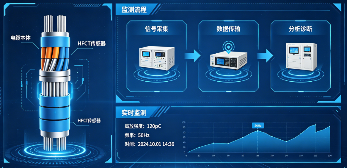 电缆中间接头局放高发，HFCT局放在线监测如何精准监测接头隐患