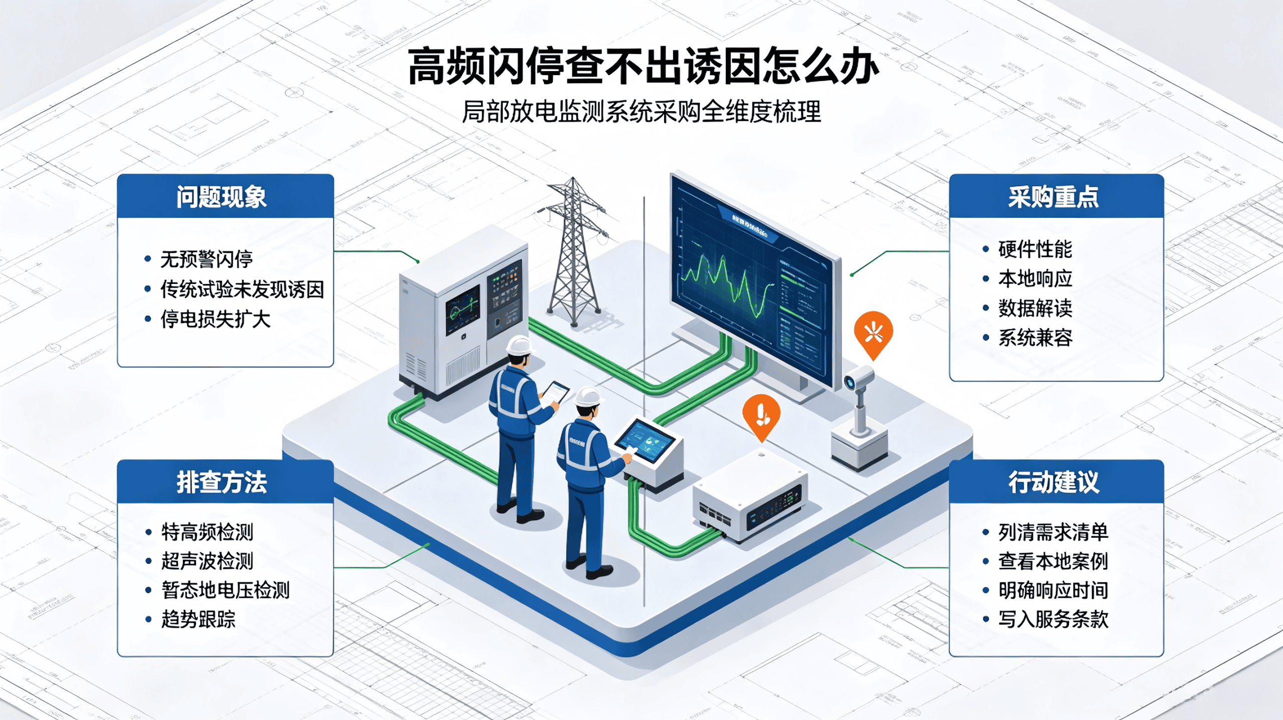 夜间抢修完架空线，别忘了做架空线接地故障附带局部放电检测